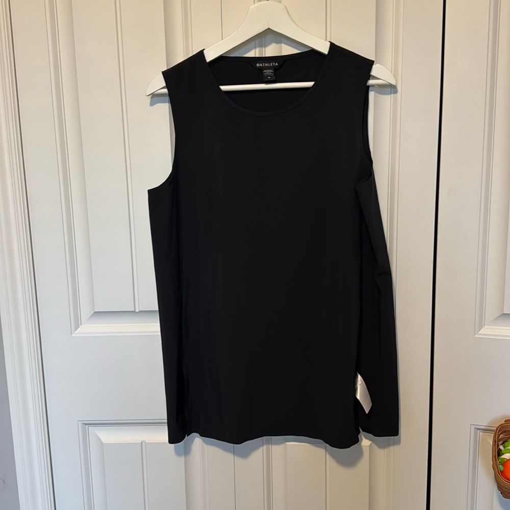 Athleta Women's Black Sleeveless Tank Top | Size Med